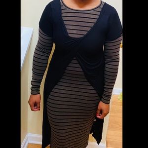 Black knotted overlay